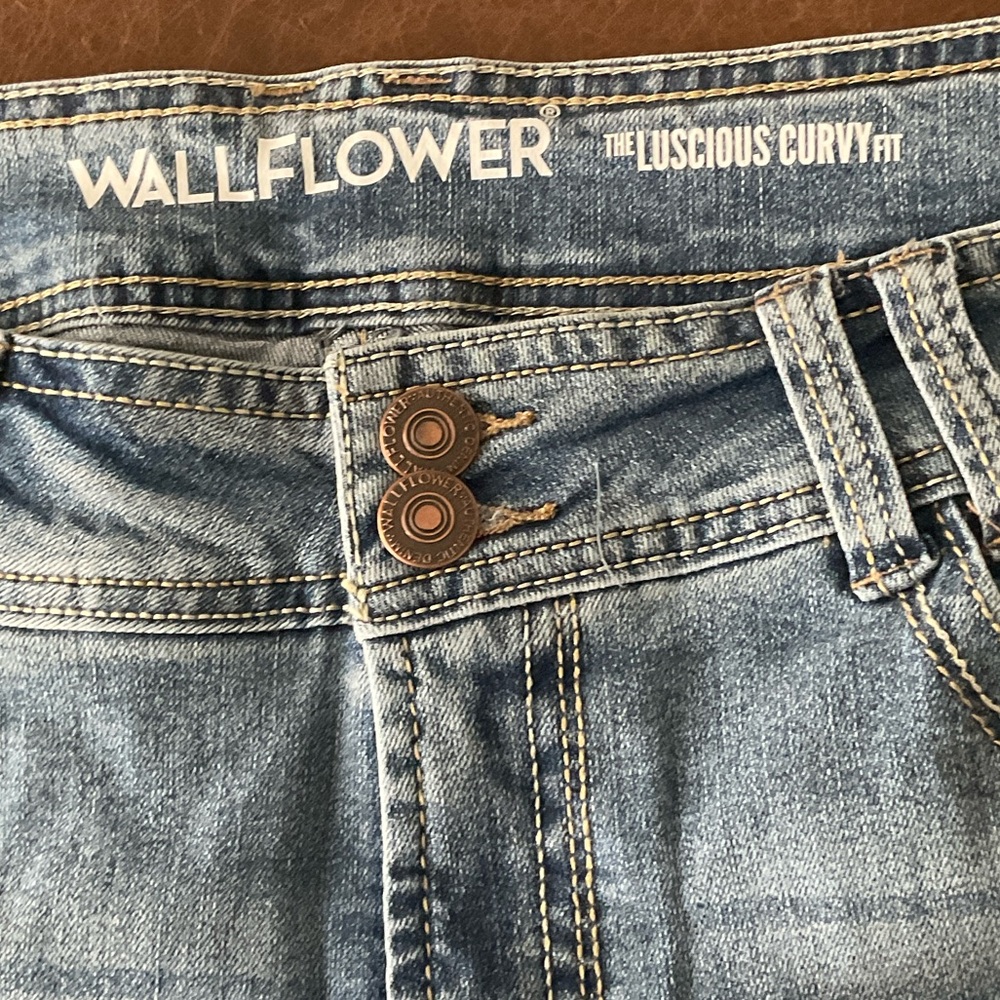 Wallflower Women's Light Blue Boot Cut Jeans - Picture 7 of 14